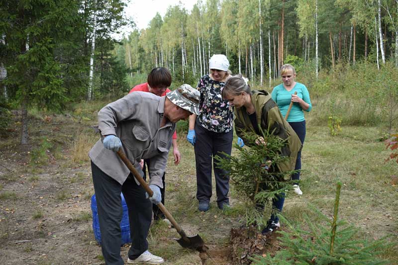 Работники культуры Клинцовского района высадили Сад памяти