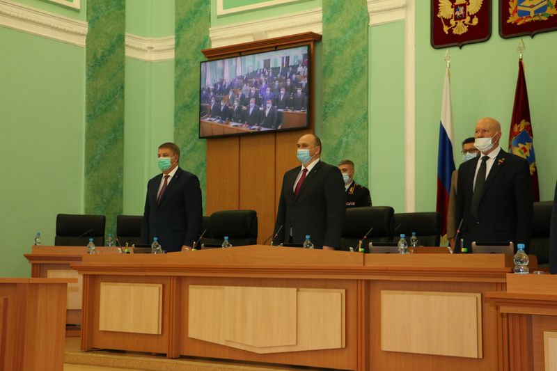 В Брянской облдуме прошло первое заседание под председательством Виталия Беляя