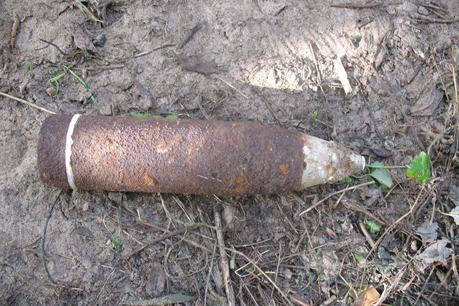 Под Новозыбковом найдена 25-килогромовая бомба, пролежавшая в земле со времен Великой Отечественной войны