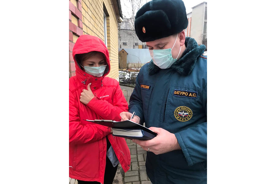 В Клинцах и Клинцовском районе продолжается противопожарная профилактическая работа