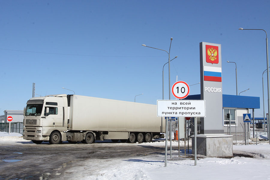 Вниманию перевозчиков: В Брянской области на границе с Украиной наблюдается скопление грузовых транспортных средств