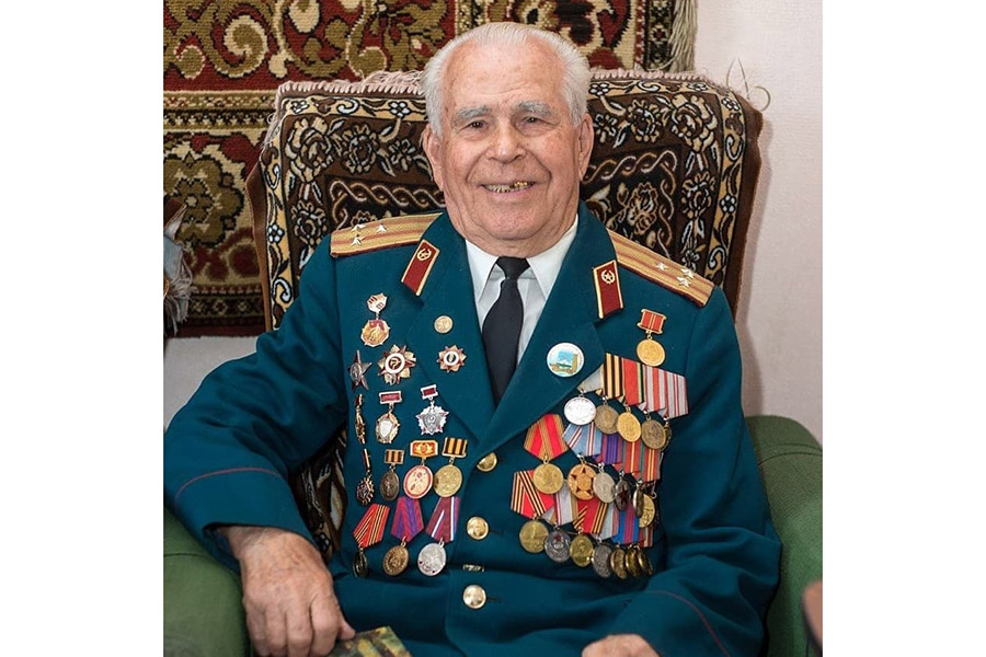 Участник освобождения города Клинцы Иван Павлович Носков из Орла празднует 100-летний Юбилей
