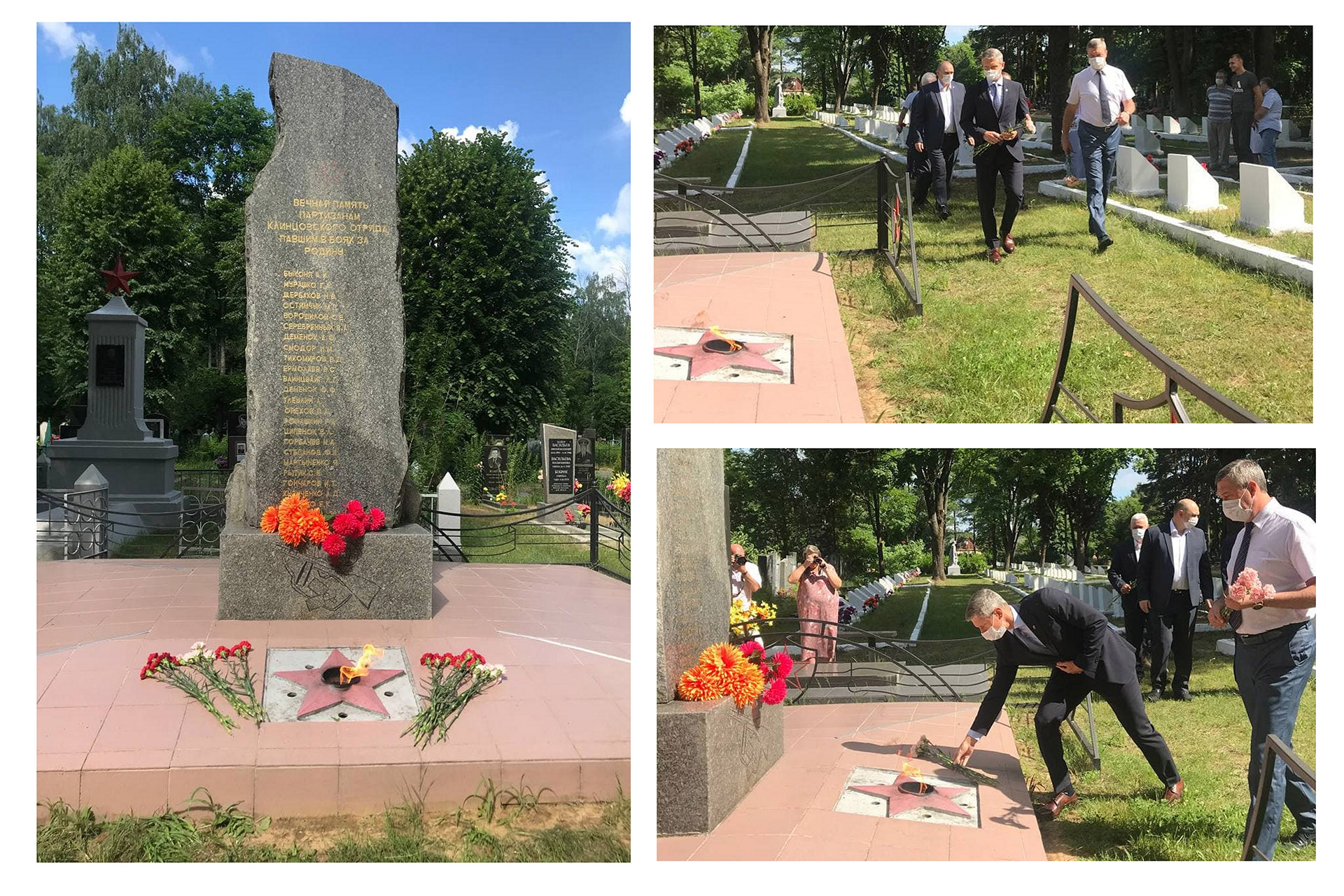 В Клинцах отдали дань памяти партизан, которые бились с врагом на оккупированной им нашей земле