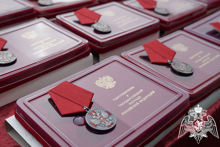 Росгвардейцев из Брянска наградили медалями ордена «За заслуги перед Отечеством» II степени